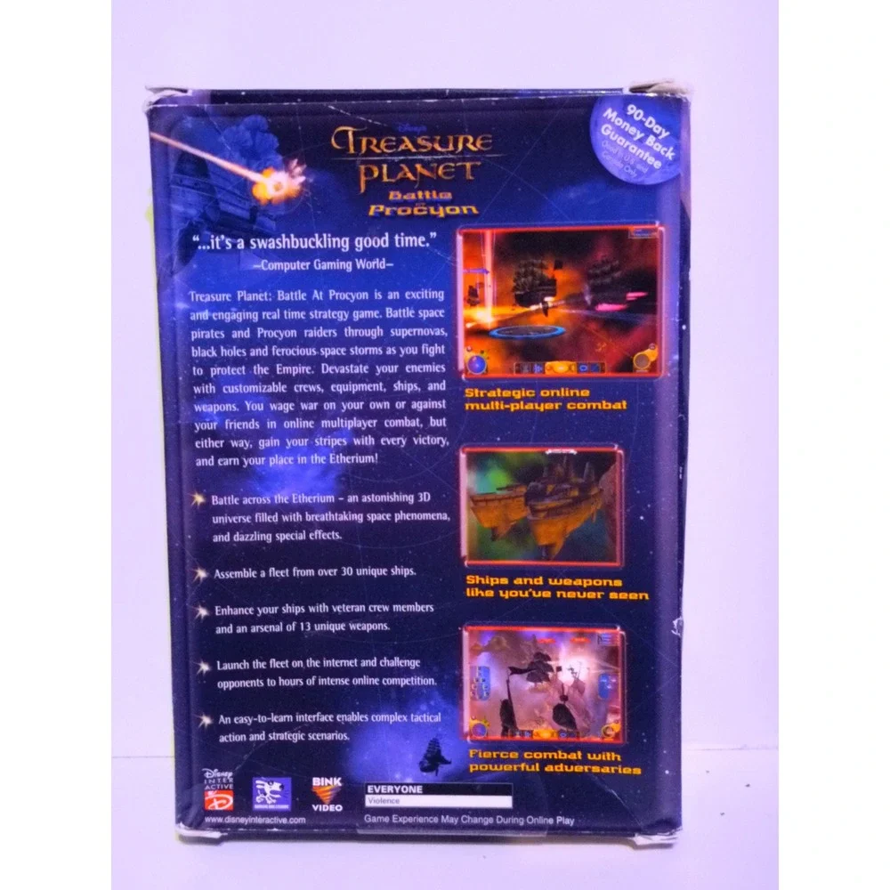 Disney Treasure Planet Battle at Procyon PC Game & Tron 2.0 Sneak Peek VTG Y2K